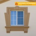 Белое окно из пластикового профиля с французским открыванием