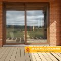 Тёплое панорамное остекление ПВХ профилем от пола до потолка