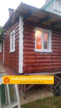 Остекление деревянного дома без усадки