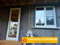 Уличная входная дверь из пластикового профиля