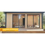 Алюминиевые раздвижные порталы для панорамных проемов на входе в дом