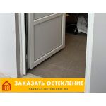 Межкомнатная дверь из белого пластика