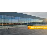 Пример фасадного остекления здания коммерческого назначения под ключ