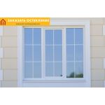 Французское пластиковое окно из белого профиля