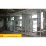 Неотапливаемый офис с холодным одинарным остеклением