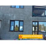 Ламинированные окна из ПВХ профиля