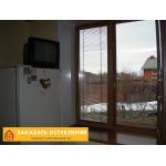 Ламинированные окна с текстурой дерева под дуб для кухни