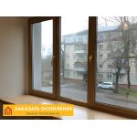 Ламинированные окна ПВХ под дерево для квартиры