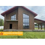 Фасад частного дома с профессиональным остеклением