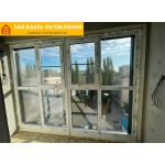 Квартира с остеклением в пол белым ПВХ профилем с панорамным видом