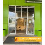 Раздвижная система для панорамного остекления магазина