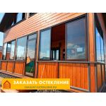 Остекленная веранда в частном доме