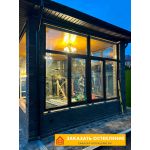 Беседка с панорамным остеклением