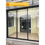 Раздвижной портал  с ламинацией на веранде частного дома