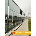 Стоечно-ригельное фасадное остекление бизнес-центра