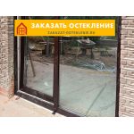 Раздвижной портал с теплым остеклением