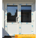 Входная дверь с шумоизоляцией для магазина