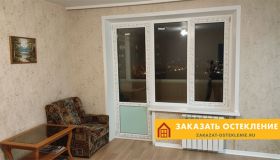 Однокомнатная квартира с остеклением под ключ