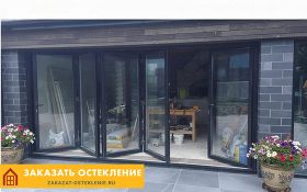 Двери для террас и веранд из алюминиевого профиля