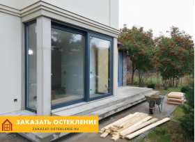 PS порталы параллельно-раздвижные для панорамного остекления входа в дом