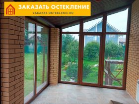 Алюминиевые окна с панорамным остеклением