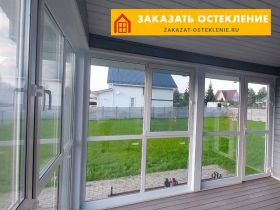 Французские окна с распашным остеклением