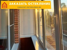 Балкон с теплым остеклением без изменения фасада