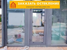 Беседка с теплым остеклением
