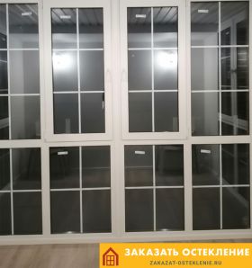 Балкон с остеклением в квартире новостройки