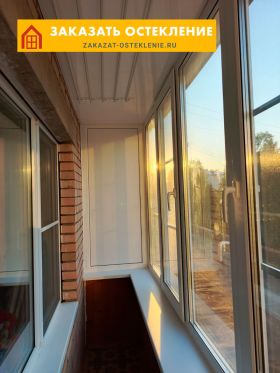 Балкон с теплым остеклением без изменения фасада