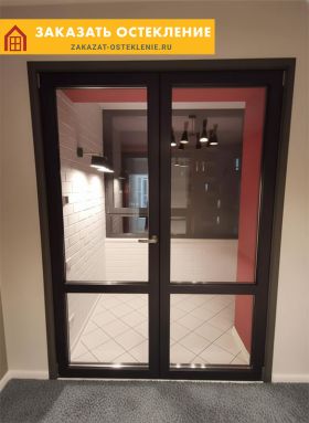 Лоджия с теплым алюминиевым остеклением для всесезонного использования